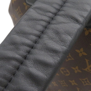 ルイヴィトン LOUIS VUITTON ザック バックパック M43422 モノグラム×ブラック モノグラムマカサー リュック・デイパック シルバー金具 茶 黒