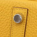 エルメス HERMES バーキン25 ジョーヌアンブル トゴ ハンドバッグ シルバー金具 黄色
