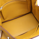 エルメス HERMES バーキン25 ジョーヌアンブル トゴ ハンドバッグ シルバー金具 黄色