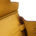 エルメス HERMES バーキン25 ジョーヌアンブル トゴ ハンドバッグ シルバー金具 黄色