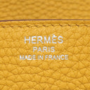 エルメス HERMES バーキン25 ジョーヌアンブル トゴ ハンドバッグ シルバー金具 黄色