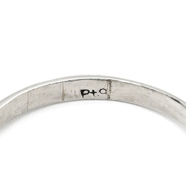 ノンブランド NON BRAND エメラルド ダイヤモンド リング プラチナシルバー Pt900 エメラルド ダイヤモンド リング 指輪 グリーン 緑 スクエア 0.59ct プラチナム エメラルドカット 15.5号