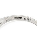 ノンブランド NON BRAND エメラルド ダイヤモンド リング プラチナシルバー Pt900 エメラルド ダイヤモンド リング 指輪 グリーン 緑 スクエア 0.59ct プラチナム エメラルドカット 15.5号