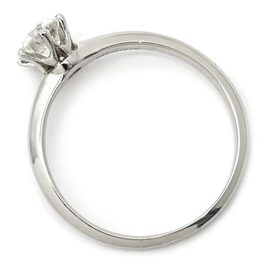 ティファニー Tiffany & Co ソリティア ダイヤ VS1 プラチナシルバー Pt ダイヤモンド リング 指輪 T＆Co. 1P 1石 1粒 プラチナ Pt 6本立爪 エンゲージ 14号