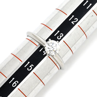 ティファニー Tiffany & Co ソリティア ダイヤ VS1 プラチナシルバー Pt ダイヤモンド リング 指輪 T＆Co. 1P 1石 1粒 プラチナ Pt 6本立爪 エンゲージ 14号