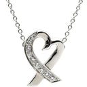 ティファニー Tiffany & Co パロマ・ピカソ ラビングハート ダイヤ ネックレス ホワイトゴールド K18WG ネックレス T&Co. Au750 18K