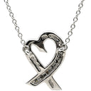ティファニー Tiffany & Co パロマ・ピカソ ラビングハート ダイヤ ネックレス ホワイトゴールド K18WG ネックレス T&Co. Au750 18K