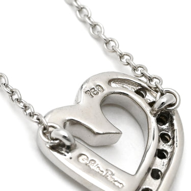 ティファニー Tiffany & Co パロマ・ピカソ ラビングハート ダイヤ ネックレス ホワイトゴールド K18WG ネックレス T&Co. Au750 18K