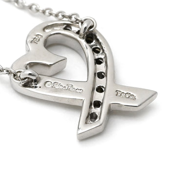 ティファニー Tiffany & Co パロマ・ピカソ ラビングハート ダイヤ ネックレス ホワイトゴールド K18WG ネックレス T&Co. Au750 18K