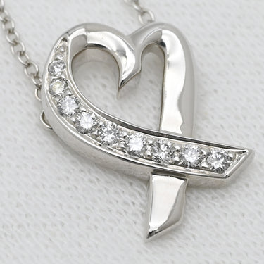 ティファニー Tiffany & Co パロマ・ピカソ ラビングハート ダイヤ ネックレス ホワイトゴールド K18WG ネックレス T&Co. Au750 18K