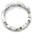 カルティエ Cartier シグネチャー リング ホワイトゴールド K18WG ダイヤモンド #51 リング 指輪 2004年クリスマス限定 Au750 18K 18金 3P 3石 3粒 ダイヤ ロゴ文字 11号