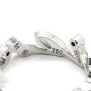 カルティエ Cartier シグネチャー リング ホワイトゴールド K18WG ダイヤモンド #51 リング 指輪 2004年クリスマス限定 Au750 18K 18金 3P 3石 3粒 ダイヤ ロゴ文字 11号
