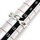 カルティエ Cartier シグネチャー リング ホワイトゴールド K18WG ダイヤモンド #51 リング 指輪 2004年クリスマス限定 Au750 18K 18金 3P 3石 3粒 ダイヤ ロゴ文字 11号