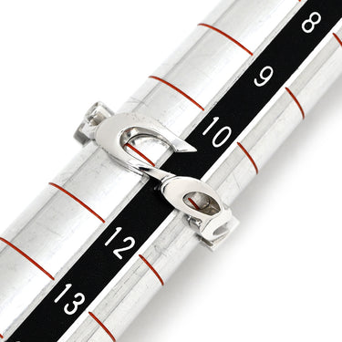 カルティエ Cartier シグネチャー リング ホワイトゴールド K18WG ダイヤモンド #51 リング 指輪 2004年クリスマス限定 Au750 18K 18金 3P 3石 3粒 ダイヤ ロゴ文字 11号