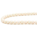 ノンブランド NON BRAND あこやパール パールホワイトXゴールド パール K14 ネックレス 真珠 アコヤパール 白 セミラウンドシェイプ