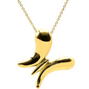 ティファニー Tiffany & Co バタフライ ペンダント イエローゴールド K18YG ネックレス TIFFANY&CO. 蝶モチーフ 750YG 18金 PERETTI