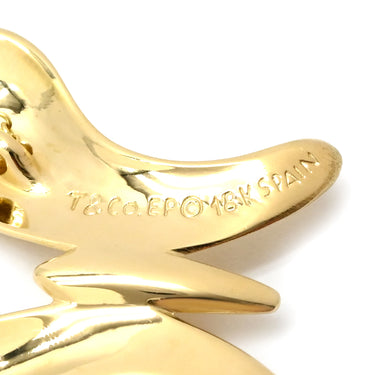 ティファニー Tiffany & Co バタフライ ペンダント イエローゴールド K18YG ネックレス TIFFANY&CO. 蝶モチーフ 750YG 18金 PERETTI
