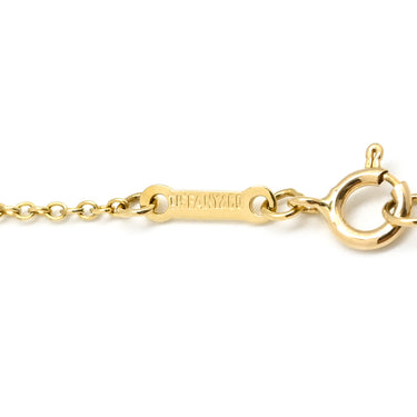 ティファニー Tiffany & Co バタフライ ペンダント イエローゴールド K18YG ネックレス TIFFANY&CO. 蝶モチーフ 750YG 18金 PERETTI