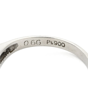 ノンブランド NON BRAND ルビー 0.66ct ダイヤモンド プラチナシルバー Pt900 ルビー ダイヤモンド リング 指輪 レッド 赤 1石 プラチナ オーバルミックスカット 7.5号