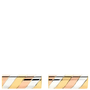 ヴァンクリーフアーペル Van Cleef & Arpels スリーカラー イエローゴールド×ピンクゴールド×ホワイトゴールド K18YG K18PG K18WG カフス カフリンクス Au750 3カラー 18KT