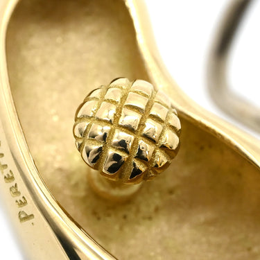 ティファニー Tiffany & Co ティアドロップ イエローゴールド K18YG イヤリング 18K 750 YG エルサペレッティ クリップ