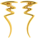 ティファニー Tiffany & Co スクリブルピアス イエローゴールド K18YG ピアス T&Co. Au750 18K 18金 パロマ・ピカソ ジグザグ