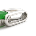 ノンブランド NON BRAND ヒスイ 3.8ct プラチナシルバー Pt900 ヒスイ ペンダントトップ 翡翠 ジェダイト 緑 グリーン ミックスカボションカット Pt900 ネックレストップ チャーム