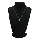 ノンブランド NON BRAND トルマリン キャッツアイ ダイヤ ホワイトゴールド K18WG ダイヤモンド トルマリンキャッツアイ ペンダントトップ 緑 オーバルカボションカット 18K 18金 ネックレストップ 天然石