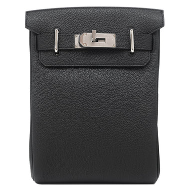 エルメス HERMES ケリー アッカド PM ブラック トゴ ボディバッグ シルバー金具 黒 ショルダー