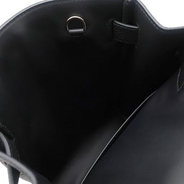 エルメス HERMES ケリー アッカド PM ブラック トゴ ボディバッグ シルバー金具 黒 ショルダー