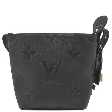 ルイヴィトン LOUIS VUITTON オール イン BB M13480 ブラック モノグラムアンプラント ショルダーバッグ ゴールド金具 黒 ポーチ付き