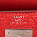 エルメス HERMES ケリー28 内縫い ルージュラデュー トリヨンクレマンス 2WAYバッグ シルバー金具 新品 未使用 赤 ショルダー