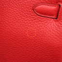 エルメス HERMES ケリー28 内縫い ルージュラデュー トリヨンクレマンス 2WAYバッグ シルバー金具 新品 未使用 赤 ショルダー