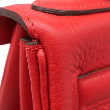 エルメス HERMES ケリー28 内縫い ルージュラデュー トリヨンクレマンス 2WAYバッグ シルバー金具 新品 未使用 赤 ショルダー