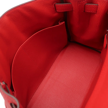 エルメス HERMES ケリー28 内縫い ルージュラデュー トリヨンクレマンス 2WAYバッグ シルバー金具 新品 未使用 赤 ショルダー