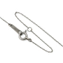 ノンブランド NON BRAND エメラルド ダイヤ プラチナシルバー Pt900 エメラルド ダイヤモンド Pt850(チェーン) ネックレス ダイヤモンド グリーン 緑 エメラルドカット