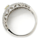 ノンブランド NON BRAND ダイヤモンド 0.38ct 0.323ct プラチナシルバー Pt900 ダイヤモンド リング 指輪 パヴェダイヤ プラチナム PT900 透かしデザイン 12号