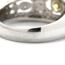 ノンブランド NON BRAND ダイヤモンド 0.38ct 0.323ct プラチナシルバー Pt900 ダイヤモンド リング 指輪 パヴェダイヤ プラチナム PT900 透かしデザイン 12号