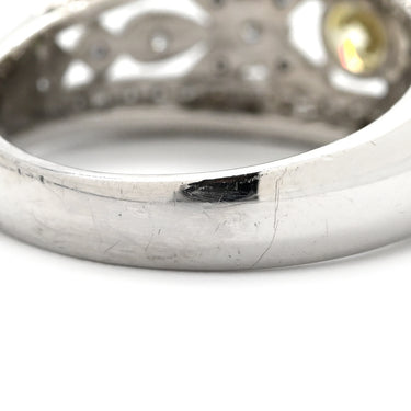 ノンブランド NON BRAND ダイヤモンド 0.38ct 0.323ct プラチナシルバー Pt900 ダイヤモンド リング 指輪 パヴェダイヤ プラチナム PT900 透かしデザイン 12号