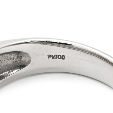 ノンブランド NON BRAND ダイヤモンド 0.38ct 0.323ct プラチナシルバー Pt900 ダイヤモンド リング 指輪 パヴェダイヤ プラチナム PT900 透かしデザイン 12号