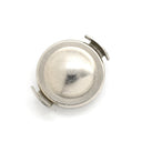 ノンブランド NON BRAND 黒蝶パール 12.9mm 蜘蛛モチーフ ピンブローチ ホワイトゴールド K18WG 黒蝶パール ブローチ クモ くも 黒真珠 バロックパール シルバー 18K 750WG 18金