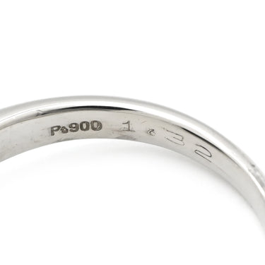 ノンブランド NON BRAND ブラックオパール 1.3ct ダイヤリング プラチナシルバー Pt900 オパール ダイヤモンド リング 指輪 オーバルカボションカット 1石 1粒 マルチカラー 遊色 13.5号