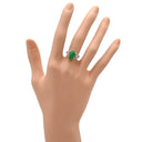 ノンブランド NON BRAND ヒスイ 0.31ct ダイヤモンド プラチナシルバー Pt900 ヒスイ ダイヤモンド リング 指輪 緑 グリーン 翡翠 ひすい ジェダイト プラチナ900 8.5号