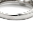 ノンブランド NON BRAND ダイヤ 1.516ct 一文字リング プラチナシルバー Pt900 ダイヤモンド リング 指輪 プラチナ900 大粒 オーバル 12.5号