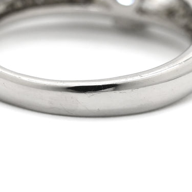 ノンブランド NON BRAND ダイヤ 1.516ct 一文字リング プラチナシルバー Pt900 ダイヤモンド リング 指輪 プラチナ900 大粒 オーバル 12.5号