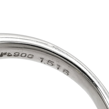 ノンブランド NON BRAND ダイヤ 1.516ct 一文字リング プラチナシルバー Pt900 ダイヤモンド リング 指輪 プラチナ900 大粒 オーバル 12.5号