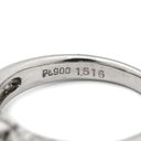 ノンブランド NON BRAND ダイヤ 1.516ct 一文字リング プラチナシルバー Pt900 ダイヤモンド リング 指輪 プラチナ900 大粒 オーバル 12.5号