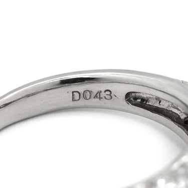 ノンブランド NON BRAND ダイヤ 1.516ct 一文字リング プラチナシルバー Pt900 ダイヤモンド リング 指輪 プラチナ900 大粒 オーバル 12.5号