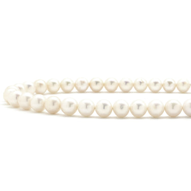 ノンブランド NON BRAND パール ペンダント パールホワイト パール シルバー ネックレス 真珠 一連 淡水パール シルバー 44.5cm オフラウンドシェイプ