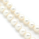 ノンブランド NON BRAND パール ペンダント パールホワイト パール シルバー ネックレス 真珠 一連 淡水パール シルバー 44.5cm オフラウンドシェイプ